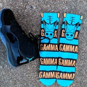 Gamma Blue 11s Socks